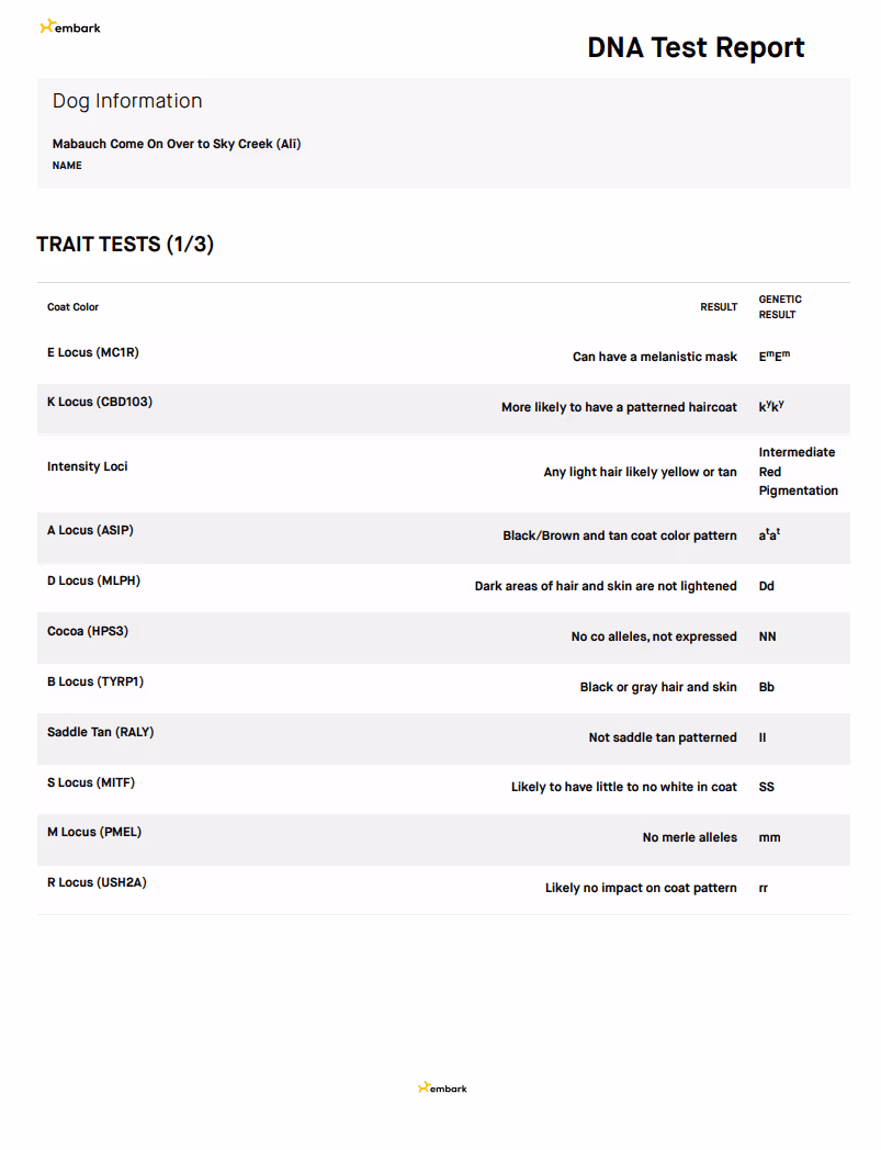 Ali — Trait Tests