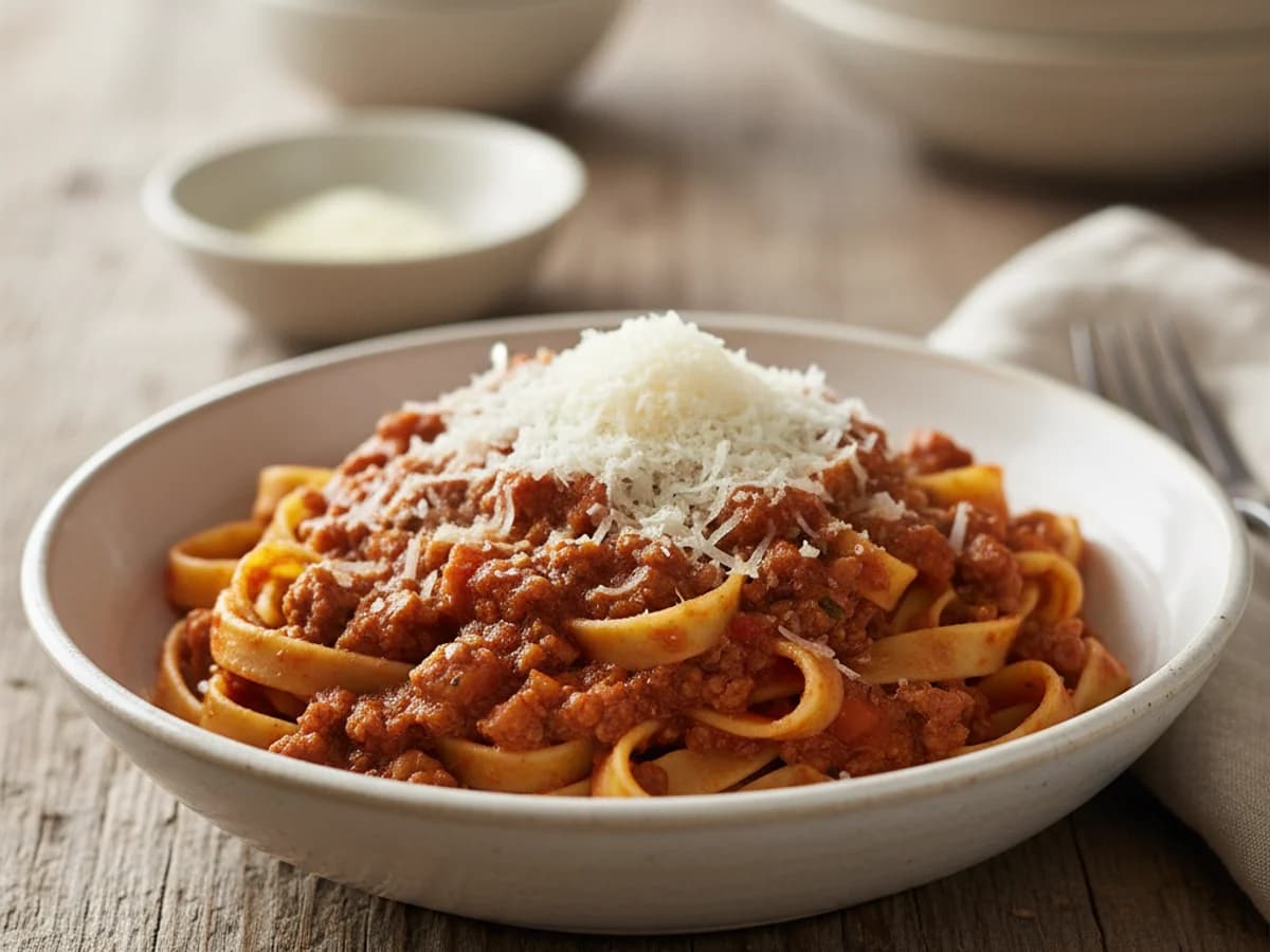 Easy Ground Pork Bolognese