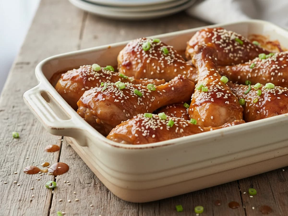 Honey Garlic Pastured Chicken Drumsticks