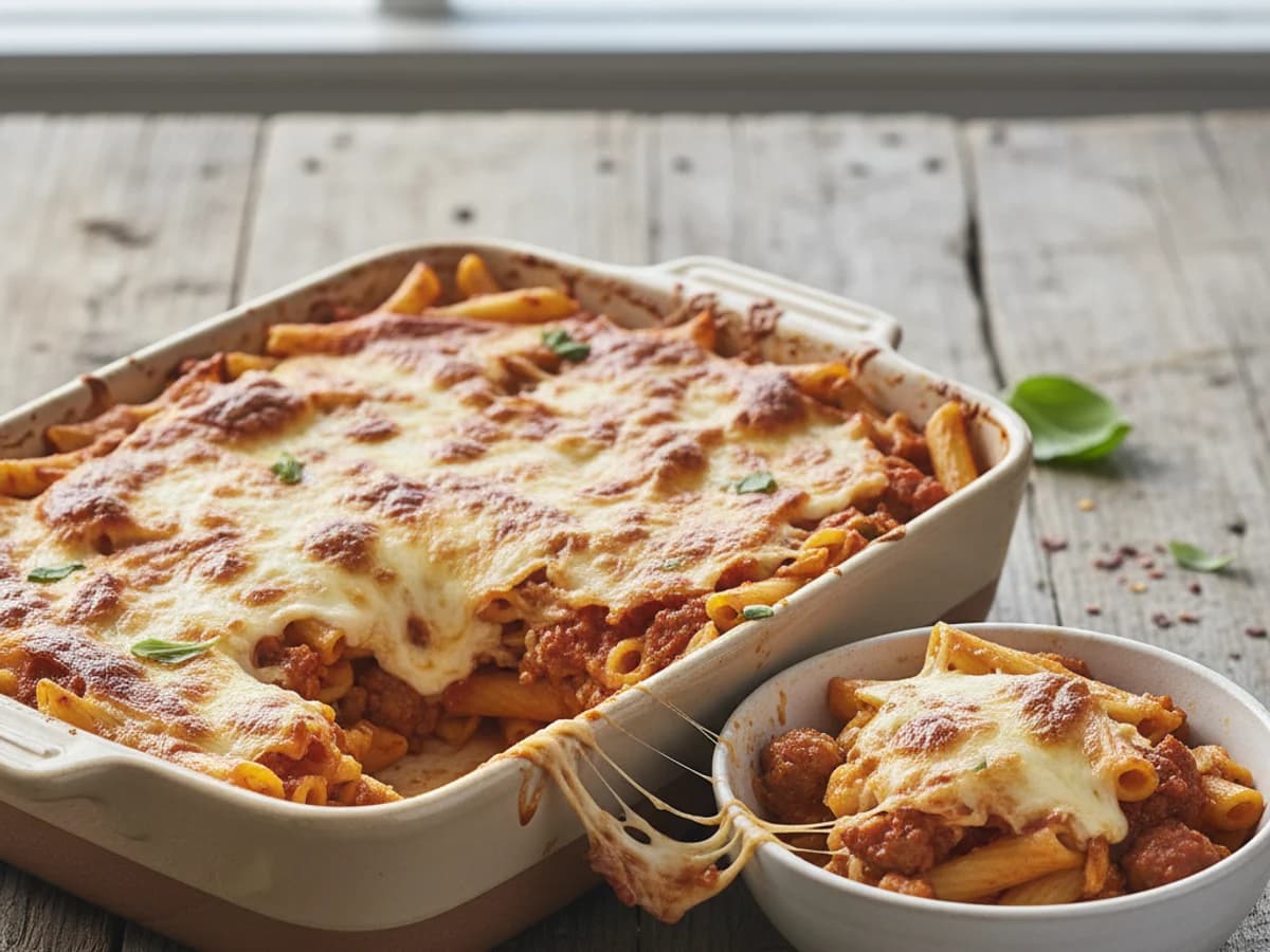 Baked Ziti with Italian Sausage