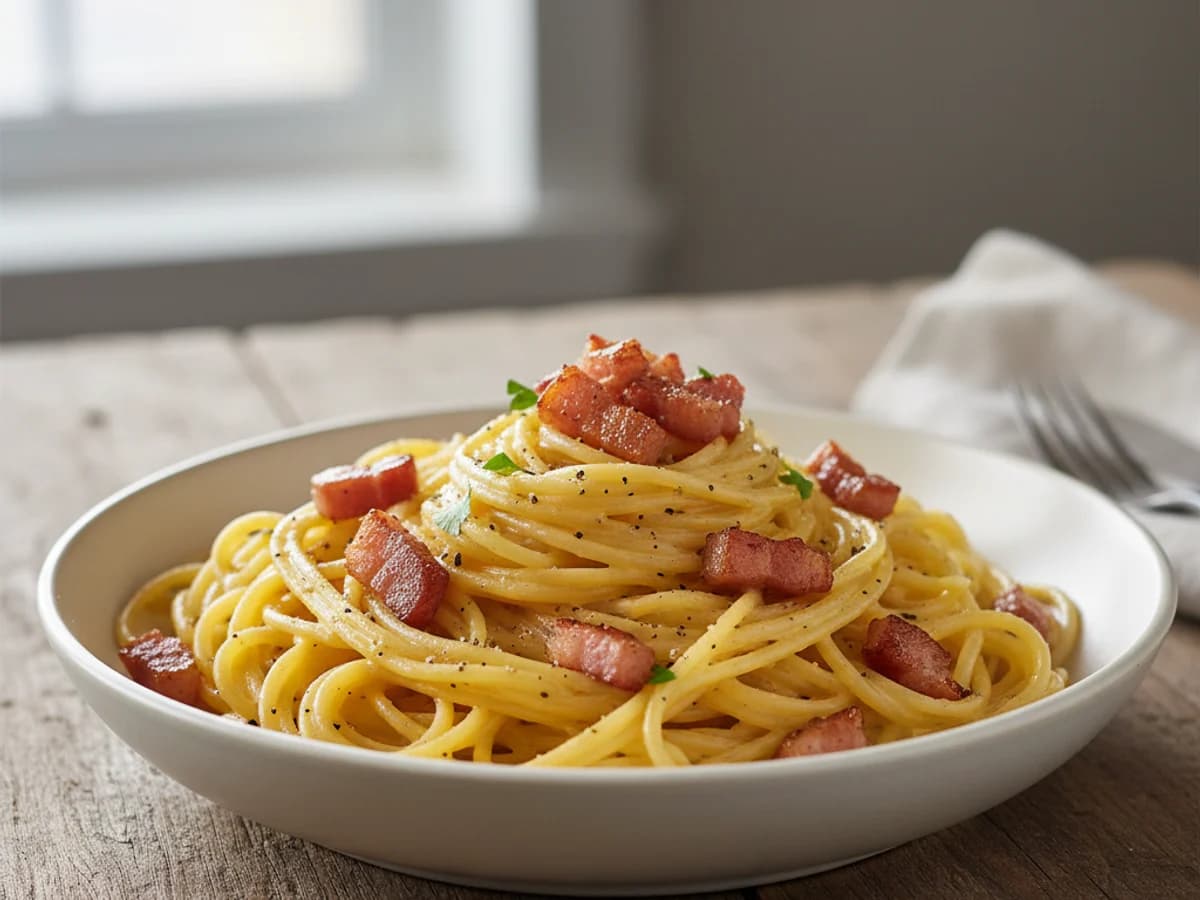 Pastured Jowl Bacon Carbonara