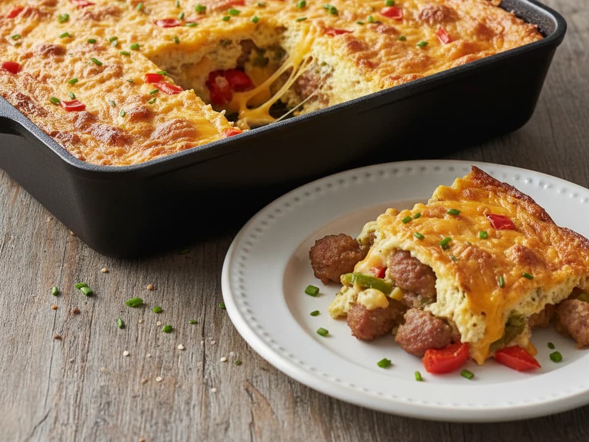Make-Ahead Sausage & Egg Breakfast Casserole