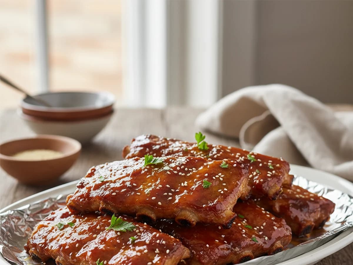 Sweet & Sticky Slow-Cooker Pastured Ribs