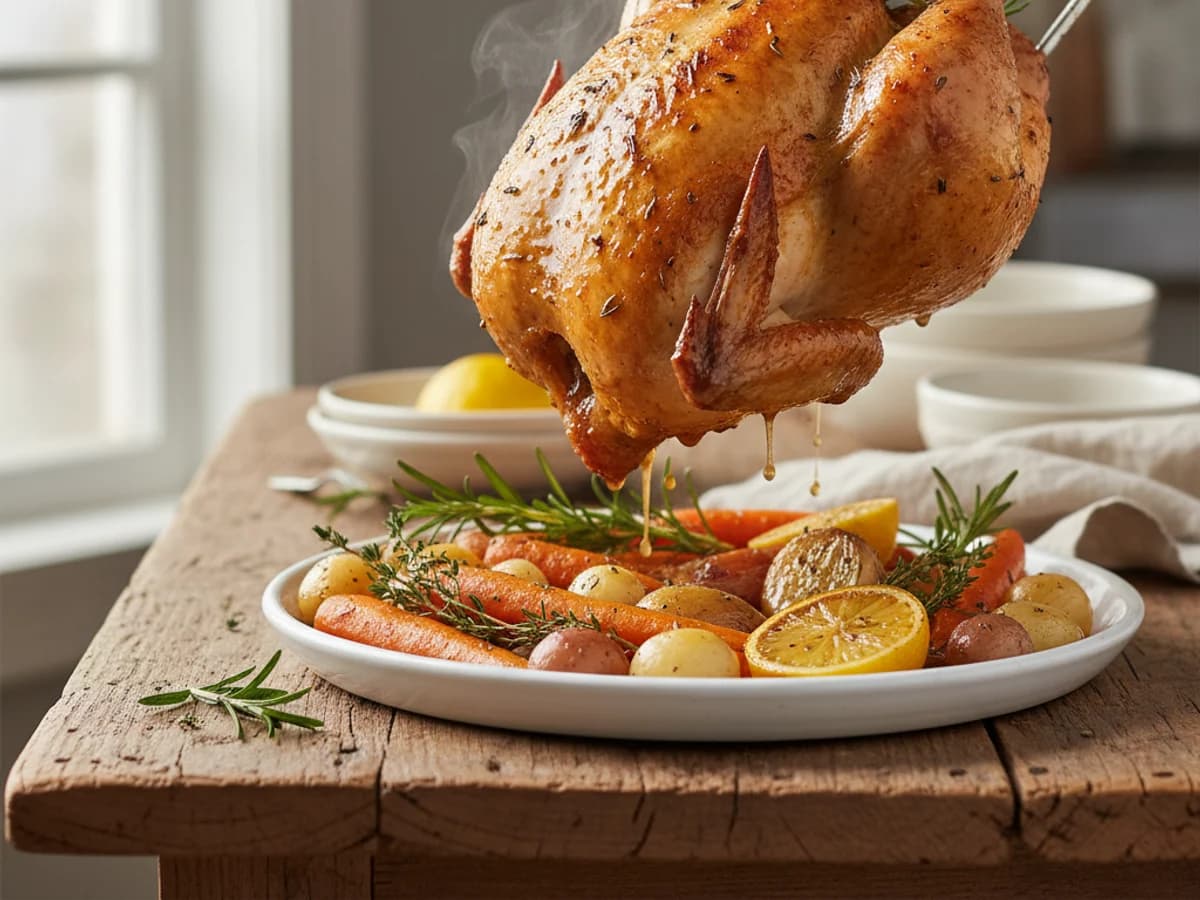 Slow-Cooker Pastured Whole Chicken