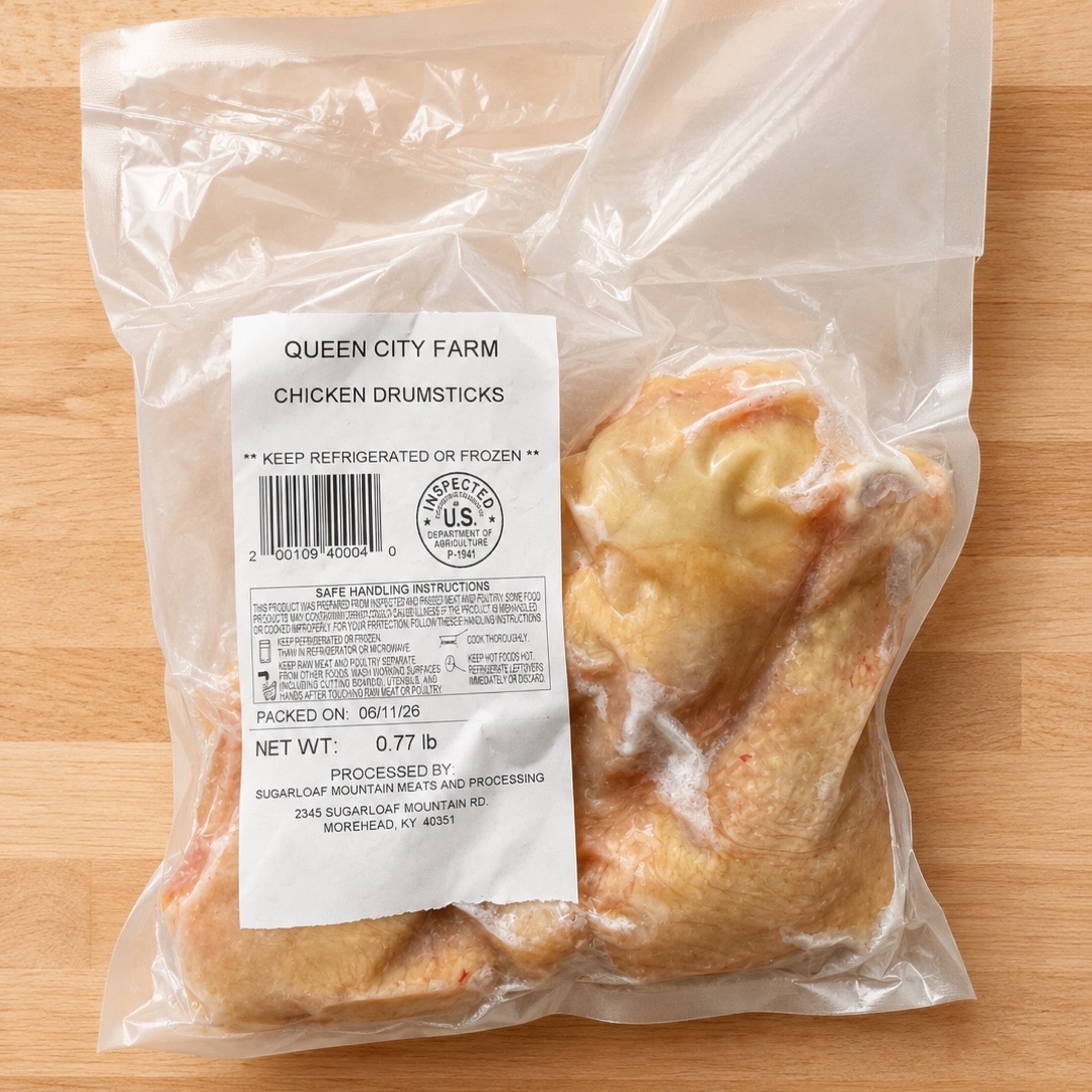 Chicken Drumsticks — .75 - .99 LB