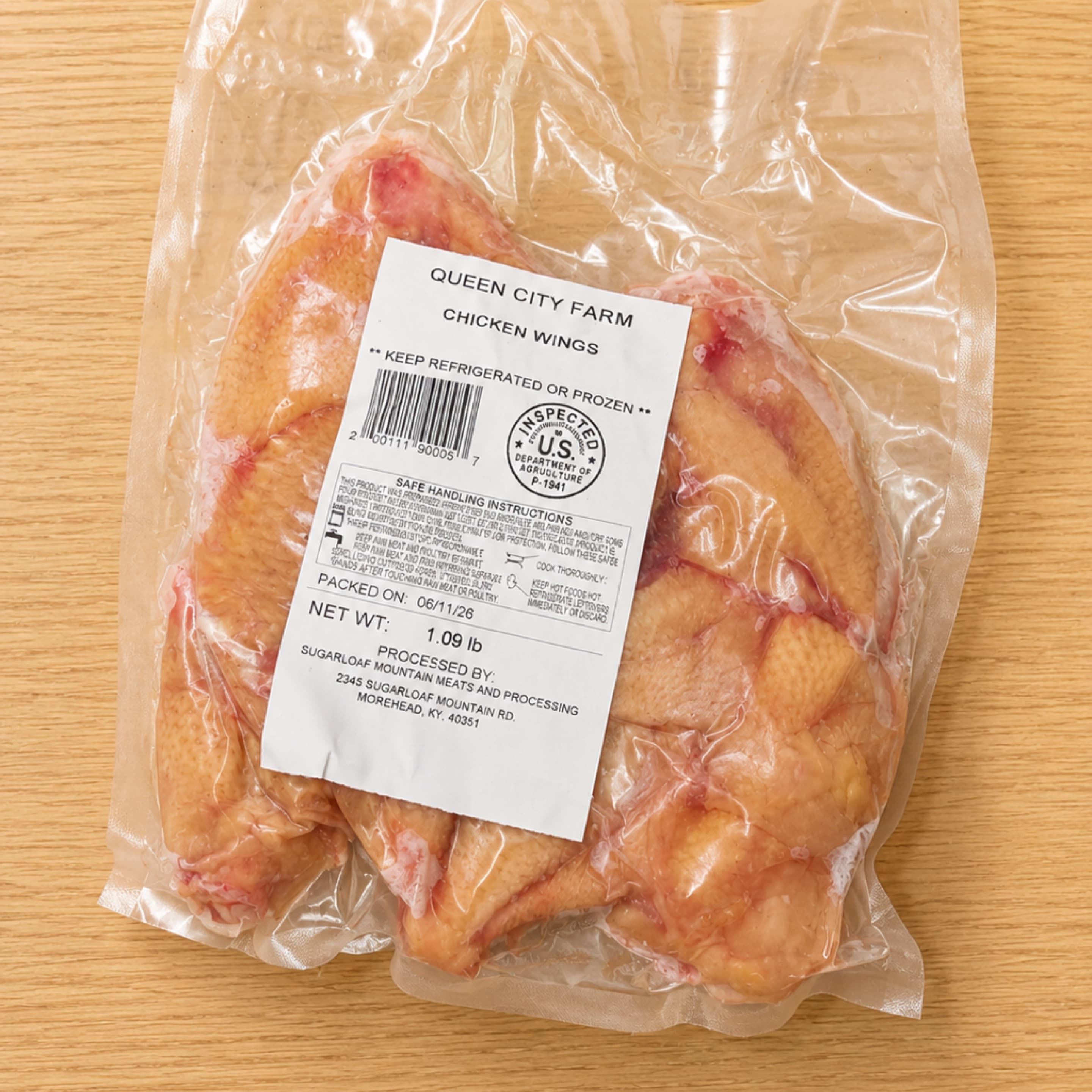 Chicken Wings — .77-.99 LB