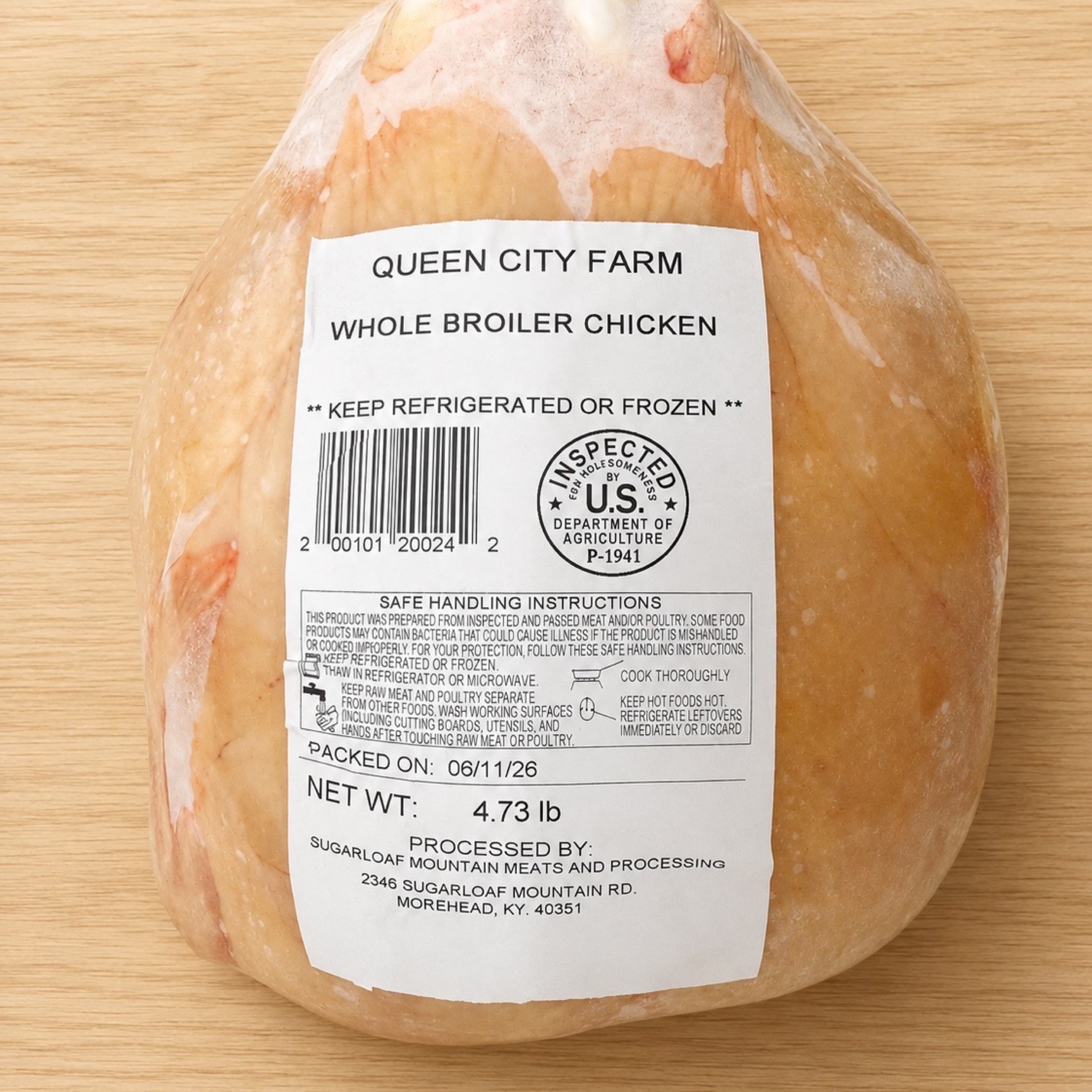 Whole Young Chicken — 3.0-3.49 LB