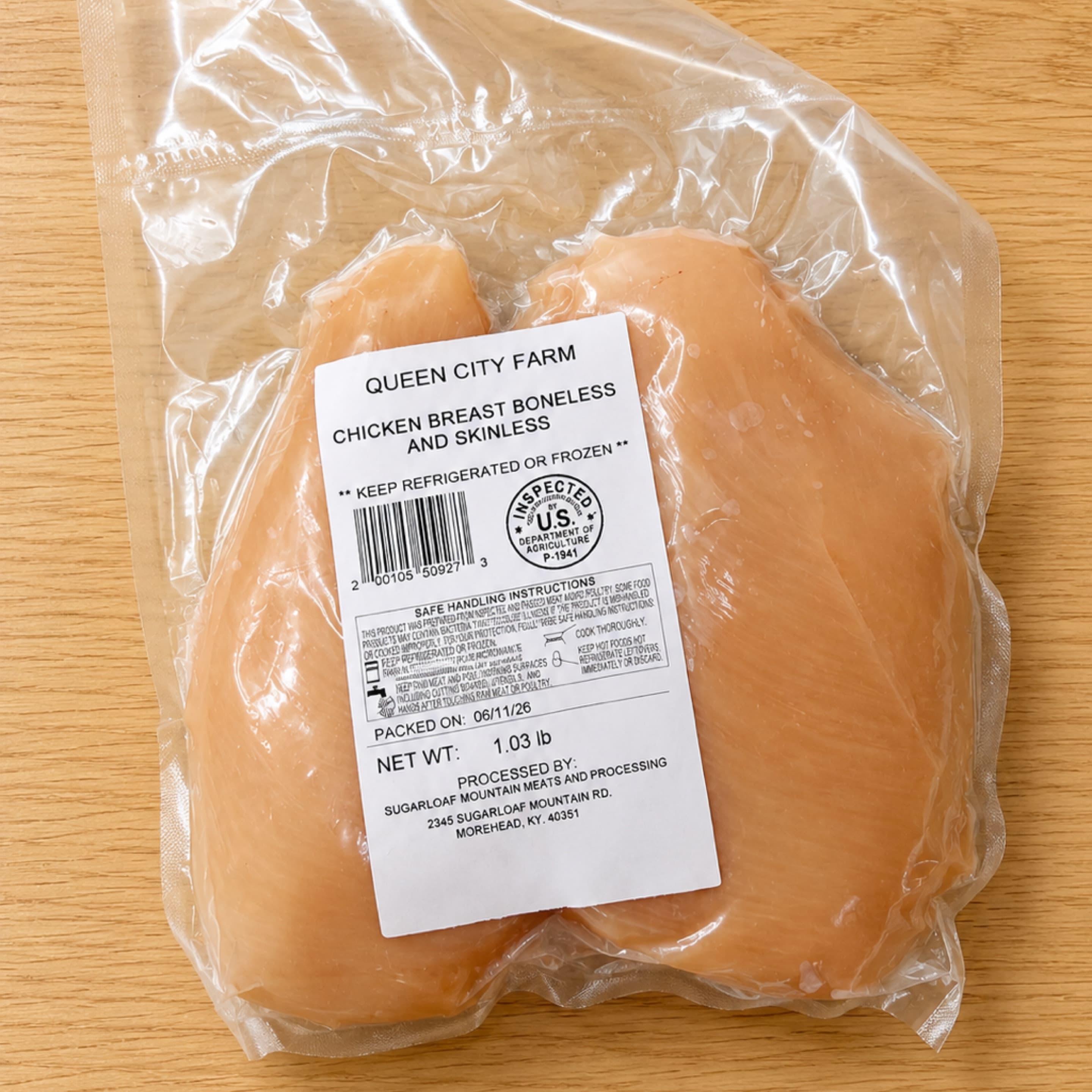 Boneless Skinless Breast — 0.8-1.0 LB