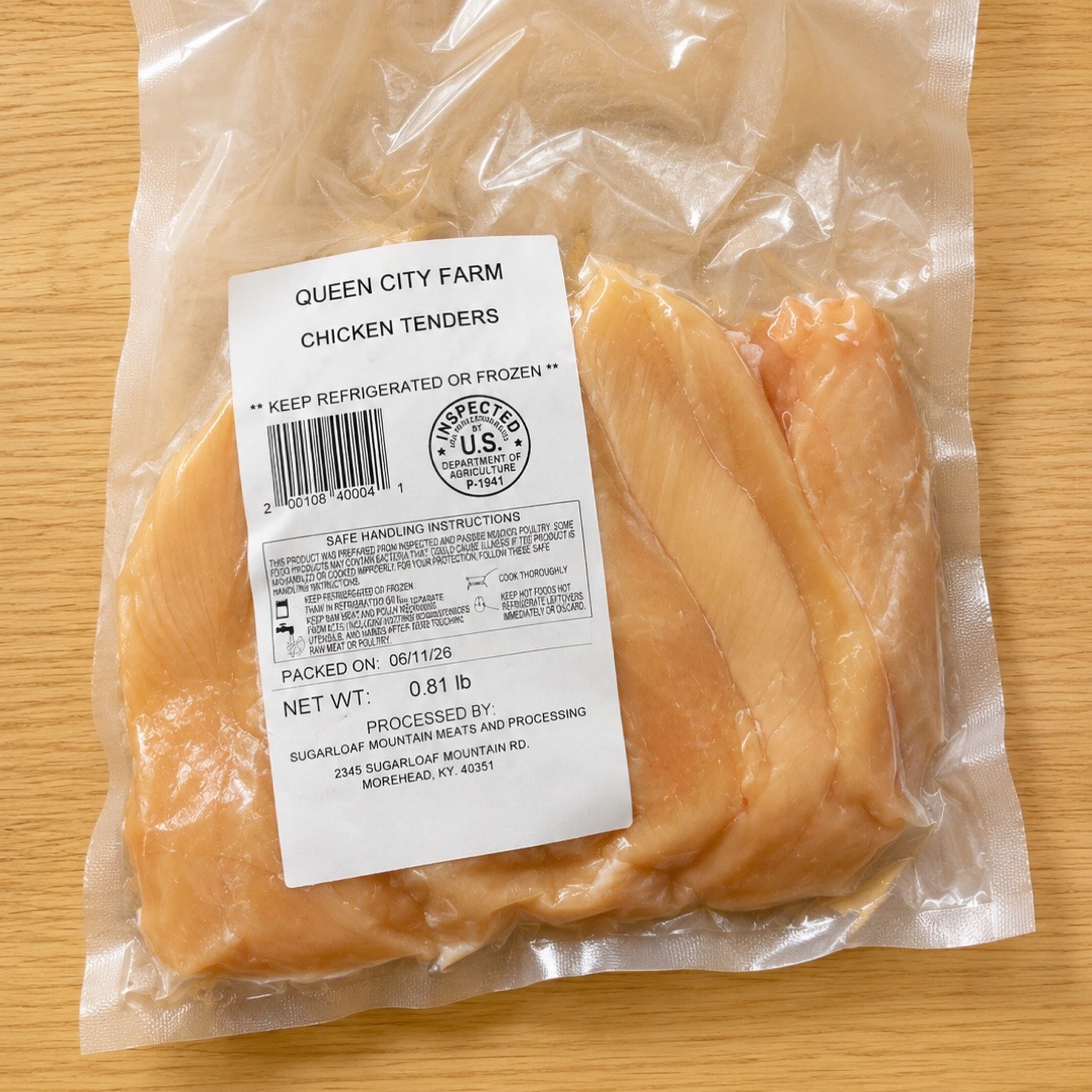Chicken Tenderloins — .5-.74 LB